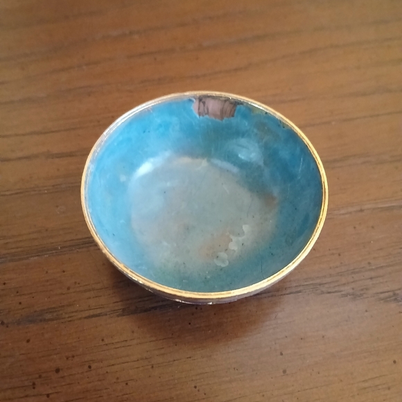 Vintage Chinese Cloisonné Vase Ginger Jar - Picture 12 of 12